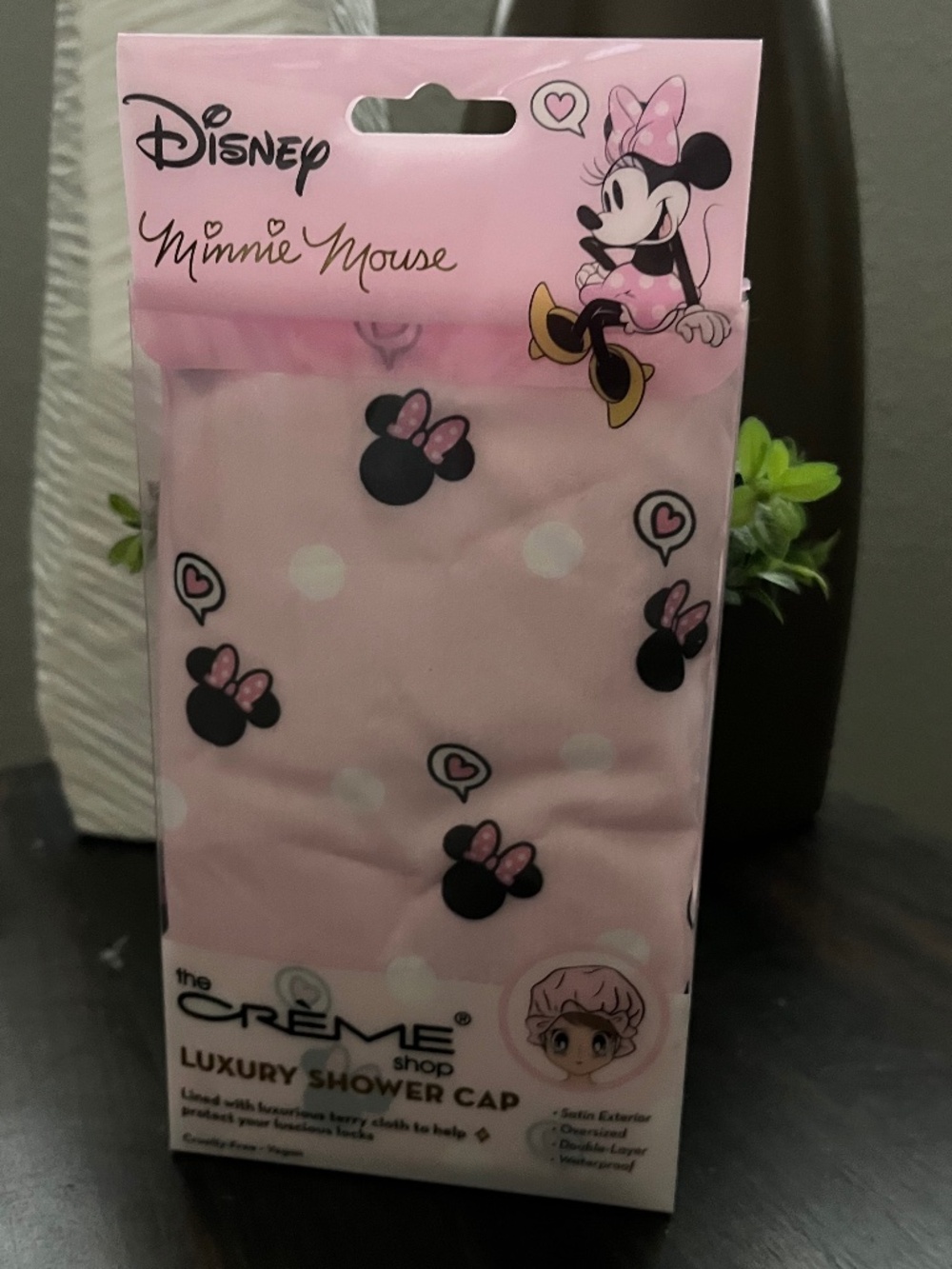 The Crème Shop x Disney Minnie Mouse Luxury Shower Cap NEW